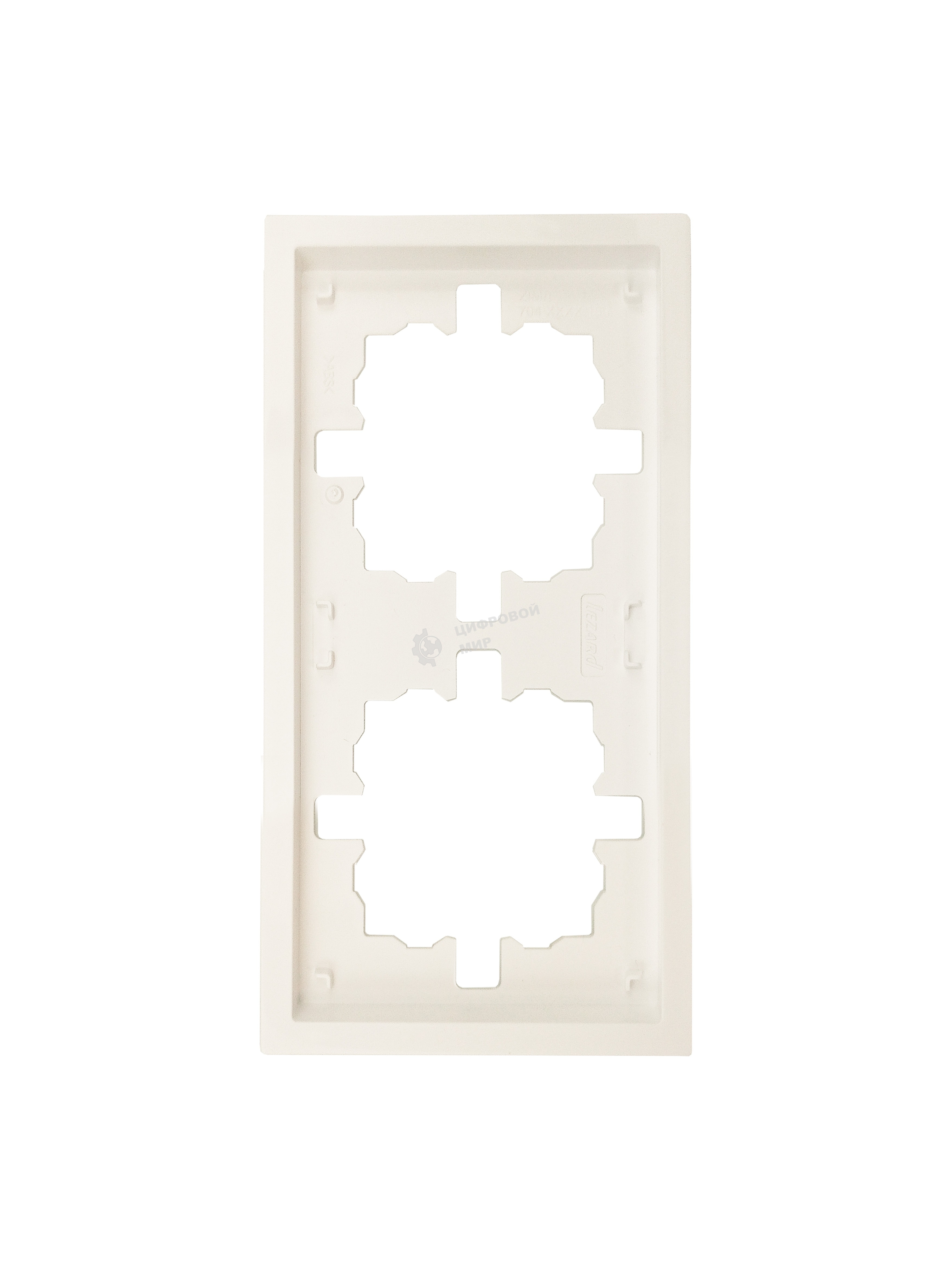 Рамка 2-мест. горизонт. ZIMA слон. кость LEZARD 704-9000-147