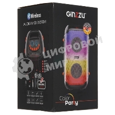 Акустическая система Ginzzu GM-234 Midi, BT/USB/TF/FM/MIC/ДУ