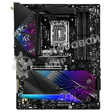 Материнская плата ASRock Z890 Riptide WiFi, LGA 1851, Intel Z890, 4xDDR5, 4xSATA, 5xM.2, 1xPCIe 5.0 x16, 1xPCIe 4.0 x16, 1xPCIe x1, 2xUSB-C Thunderbolt 4, 4xUSB-A 3.2 Gen 1, 1xUSB-A 3.2 Gen 2, 1xHDMI, 1x2.5Gb LAN, 4x3.5 мм, 7.1, ATX
