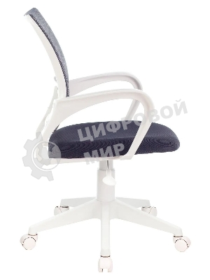 Кресло Бюрократ CH-W695NLT TW-04 TW-12 темно-серый, сетка/ткань, 120 кг, механизм качания