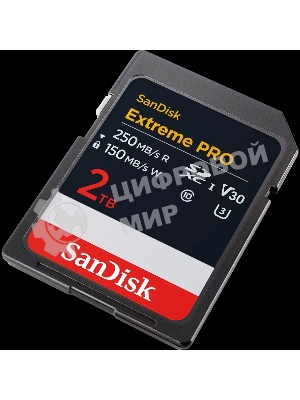 Флешка USB SDXC 2Tb SanDisk Extreme Pro UHS-I Class 3 (U3) V30 200/140 Mb/s SDSDXXD-2T00-GN4IN