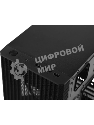 Компьютерный корпус AeroCool/Formula Air Mesh G1 черный без БП mATX 1x80мм 2xUSB 2.0 1xUSB3.1 audio bott PSU