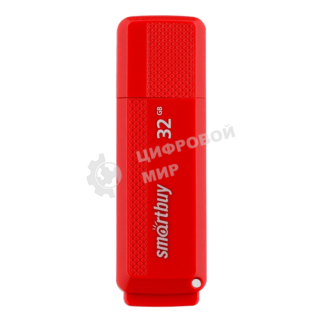 Флешка USB Smartbuy Dock Red (SB32GbDK-R), 32Gb, USB 2.0, R/W 15/5, красный