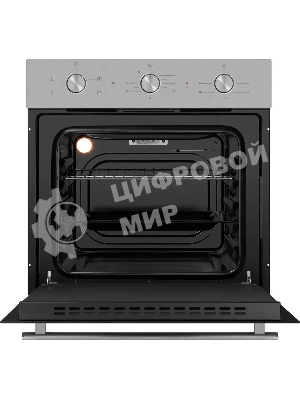 Шкаф духовой электрический Maunfeld AEOC6040S, 60л, дверца с 3 стеклами, нержавеющая сталь