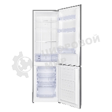 Холодильник Kraft KF-NF293D графит двухкамерный 201/61л морозилка снизу, No Frost