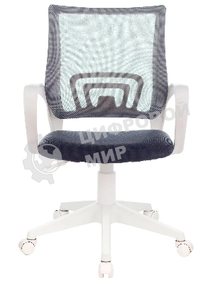 Кресло Бюрократ CH-W695NLT TW-04 TW-12 темно-серый, сетка/ткань, 120 кг, механизм качания