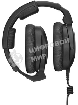 Проводные наушники Sennheiser HD 300 PRO черный, полноразмерные, Jack 3.5 мм