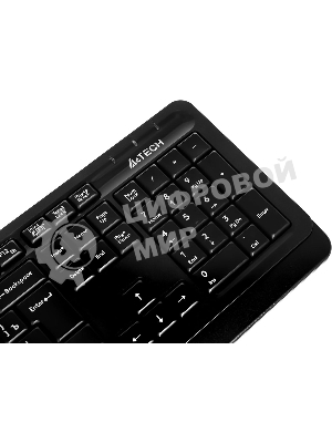 Комплект клавиатура+мышь A4Tech FStyler FG1012 беспроводной, USB, 1200 DPI, черный