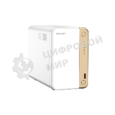 Сетевое хранилище channel QNAP TS-262-4G NAS 2 HDD trays, 2 x M.2 NVMe PCIe Gen 3 x1, 2-core Intel Celeron N4505 2.9 GHz, 4 Gb RAM (4Gb max), 1x2.5 Gigabit Ethernet, Slot PCIe Gen 3 x2, 2 USB 3.2 Gen 2 (10Gbps) Port, 2xUSB USB 2.0 port, 1xHDMI 2.0