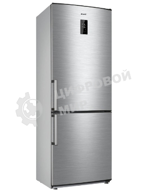 Холодильник Atlant ХМ-4524-040-ND нержавеющая сталь двухкамерный 271/100л морозилка снизу, No Frost