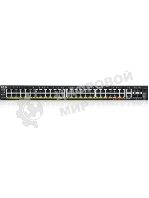Коммутатор L3 Access Zyxel NebulaFlex Pro XGS2220-54FP, rack 19