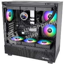 Вентилятор для корпуса Thermaltake CT120 EX Sync ARGB 120х120x25 черный 4-pin 28.5дБ (упак.:3шт) (CL-F181-PL12SW-A) Ret
