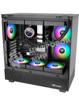 Вентилятор для корпуса Thermaltake CT120 EX Sync ARGB 120х120x25 черный 4-pin 28.5дБ (упак.:3шт) (CL-F181-PL12SW-A) Ret