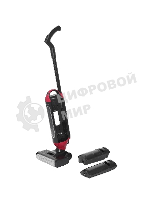 Пылесос моющий Rondell RDE-2080 черный/красный, питание от аккумулятора, 120 Вт, уборка влажная/сухая, пылесборник 0.4 л