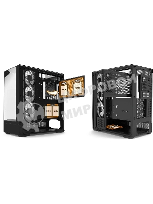 Компьютерный корпус ZALMAN P40 Prism Plus, ATX, черный, WINDOW, 3xCombo (3.5'' or 2.5