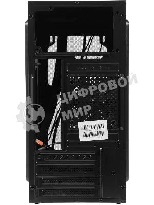 Компьютерный корпус AeroCool/Formula Air Mesh G1 черный без БП mATX 1x80мм 2xUSB 2.0 1xUSB3.1 audio bott PSU