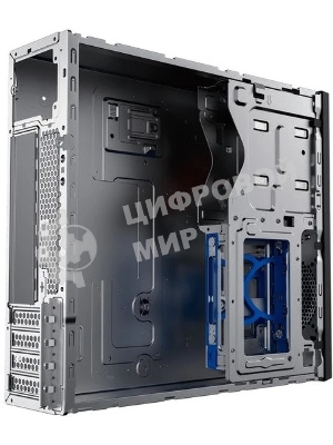 Компьютерный корпус EL555BK PM-300TFX 80+Bronze U3.0*2+U2*2+2*combo Audio; fan 9см; intrusion switch POWERMAN Slim Case 6143524