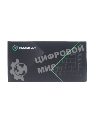Клавиатура Raskat KM006 проводная, USB Type-A, чёрный/серый