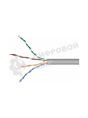 Кабель FPC Cablexpert UPC-5004E-SOL кат.5e CCA однож. 305м pullbox, серый