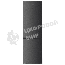 Холодильник Kraft KF-NF293D графит двухкамерный 201/61л морозилка снизу, No Frost