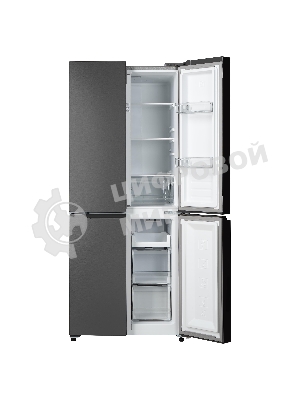 Холодильник Бирюса CD 405 DI темная нержавеющая сталь двухкамерный 289/130л морозилка снизу Side by Side