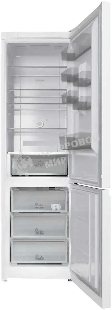 Холодильник Hotpoint HT 6200 W белый двухкамерный 240/83л морозилка снизу, No Frost