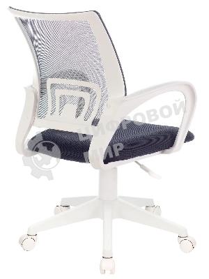 Кресло Бюрократ CH-W695NLT TW-04 TW-12 темно-серый, сетка/ткань, 120 кг, механизм качания