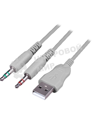 Гарнитура Defender Eclipse белый, проводная, подсветка