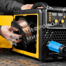 Аппарат инверторный полуавтоматической сварки Denzel MIG-160, 160 А, ПВ 60%, катушка 5 кг