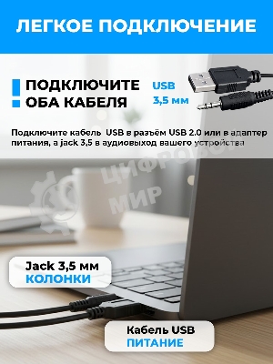 Портативная колонка Ritmix SP-3040W