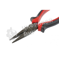 Длинногубцы Matrix 17158 черный Nickel, 160 мм, прямые, двухкомпонентные рукоятки