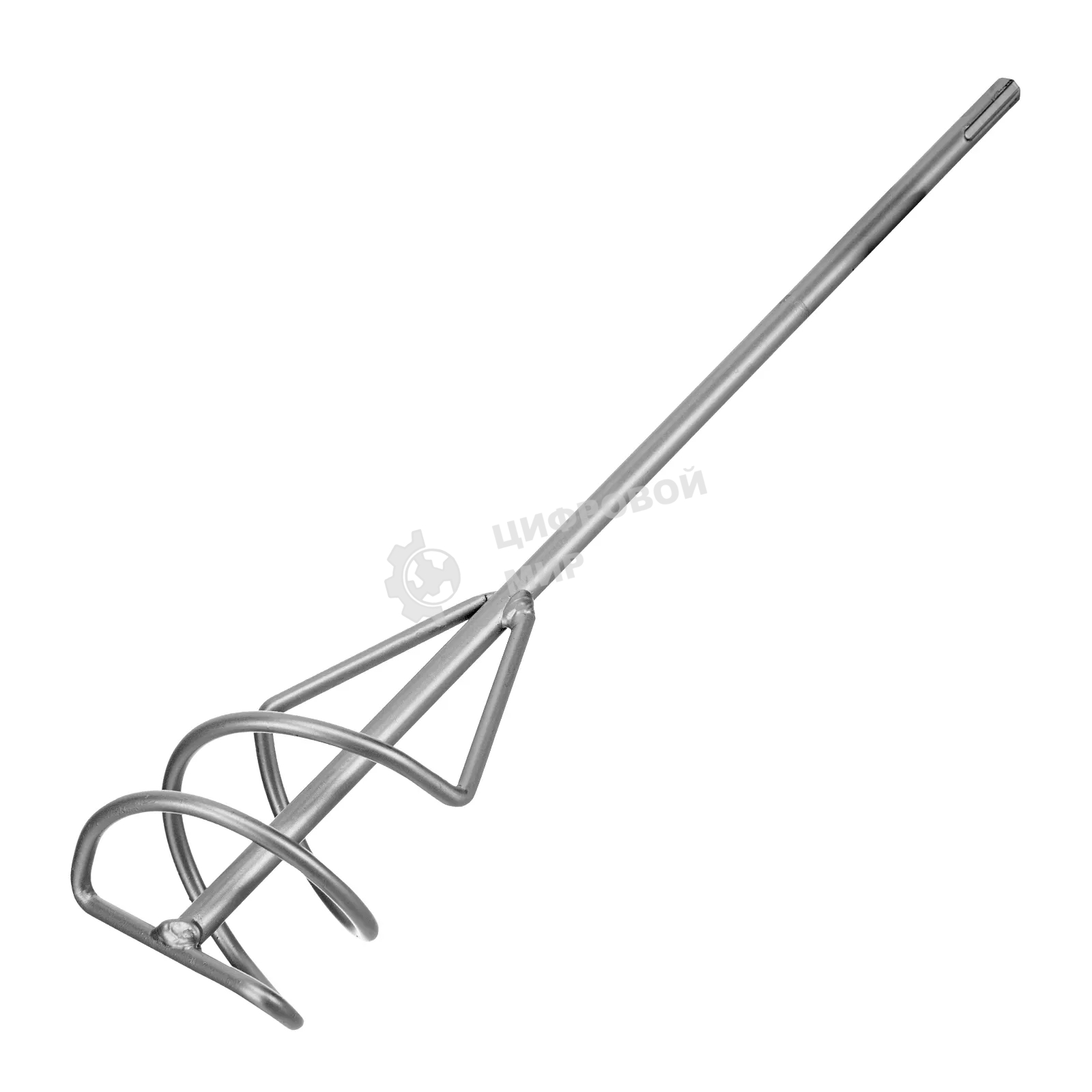 Миксер Сибртех для строительных смесей, 80х400 мм, хвостовик SDS plus