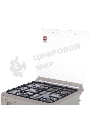 Плита газовая Gefest ПГ 6100-03 0279 бежевый, конфорок 4 шт, духовка 52 л, 60 см x 85 см x 60 см