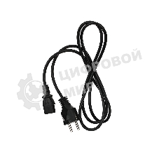 Кабель компьютер - розетка 220V (EURO) 1.8м, 3G 0,75мм медь, Telecom