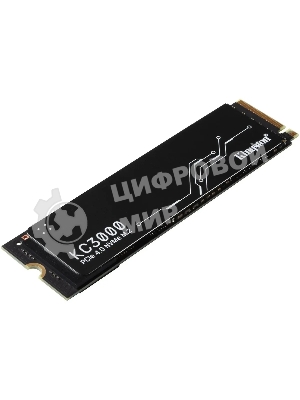 Накопитель SSD Kingston KC3000, 4Tb, PCIe 4.0 x4, M.2 2280, NVMe, R/W 7000/7000, с радиатором