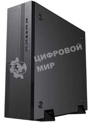 Компьютерный корпус EL555BK PM-300TFX 80+Bronze U3.0*2+U2*2+2*combo Audio; fan 9см; intrusion switch POWERMAN Slim Case 6143524