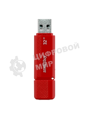 Флешка USB Smartbuy Dock Red (SB32GbDK-R), 32Gb, USB 2.0, R/W 15/5, красный