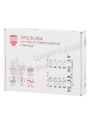 Коллектор Royal Thermo нерж. в сборе универсальный 1