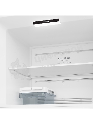 Холодильник Hitachi HRTN6443SXCS серебристый двухкамерный 315/94л морозилка сверху