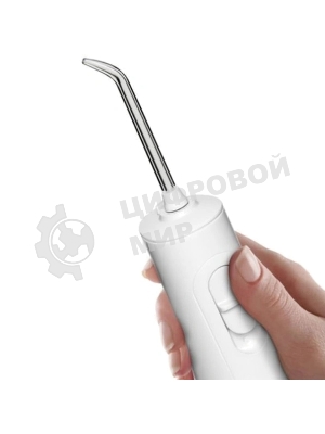 Ирригатор Waterpik WF-21 белый, от аккумулятора, 210 мл, 2 режима