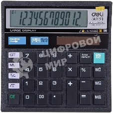 Калькулятор настольный Deli E39231 черный 12-разр.