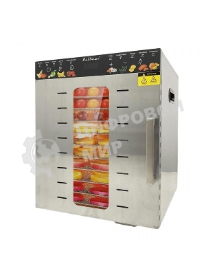 Сушилка для овощей и фруктов Pullman PL-1110, 10 уровней, 21 поддонов, 800 Вт