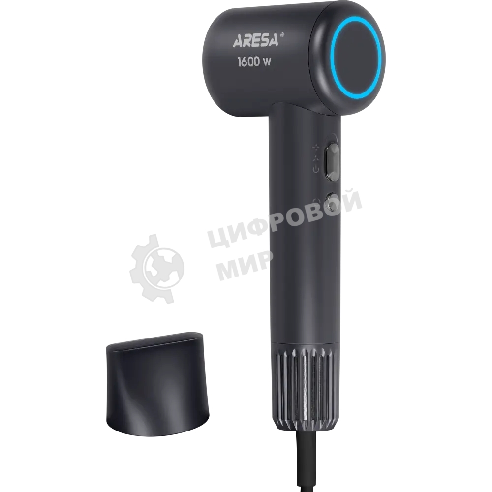 Фен ARESA AR-3233 графит, 1600 Вт, ионизация