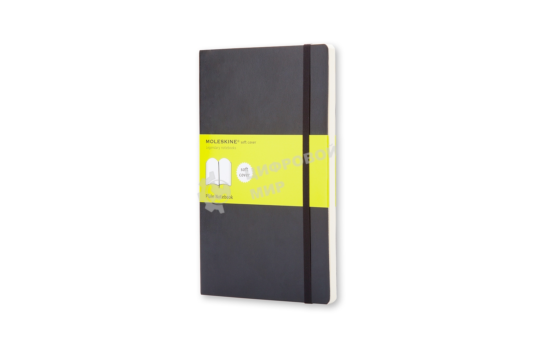 Блокнот Moleskine Classic Soft Large, 192 страниц, черный, нелинованный
