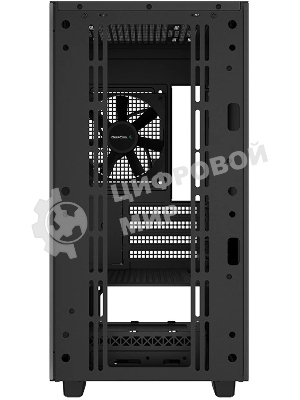 Компьютерный корпус Deepcool CH370 черный без БП mATX 1x120мм 1xUSB 2.0 1xUSB 3.0 audio bott PSU