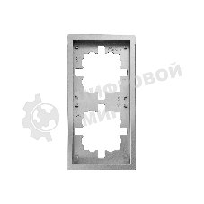 Рамка 2-мест. горизонт. ZIMA серый матовый LEZARD 704-7400-147