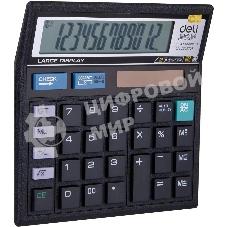 Калькулятор настольный Deli E39231 черный 12-разр.