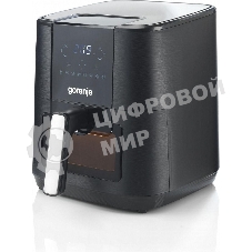 Аэрогриль Gorenje AF1350DWB черный, 1350 Вт, 5.4 л, сенсор, 8 программ