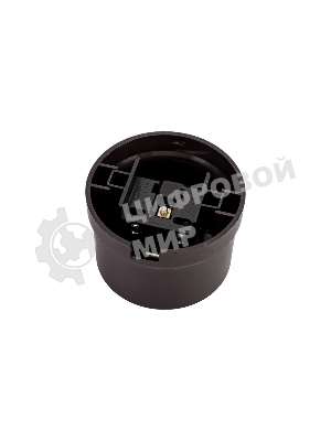 Розетка Bironi B1-101-22 1-м ОП Лизетта, 16А IP20, ретро с заземлением, ABS-пластик, коричневый