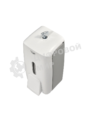 Дозатор для жидкого мыла пластик Puff-8120 белый, 0,8 л